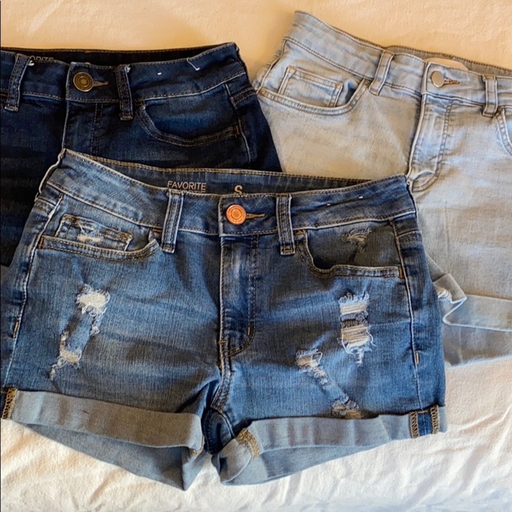 3 Pairs of Jean Shorts - SO & H&M